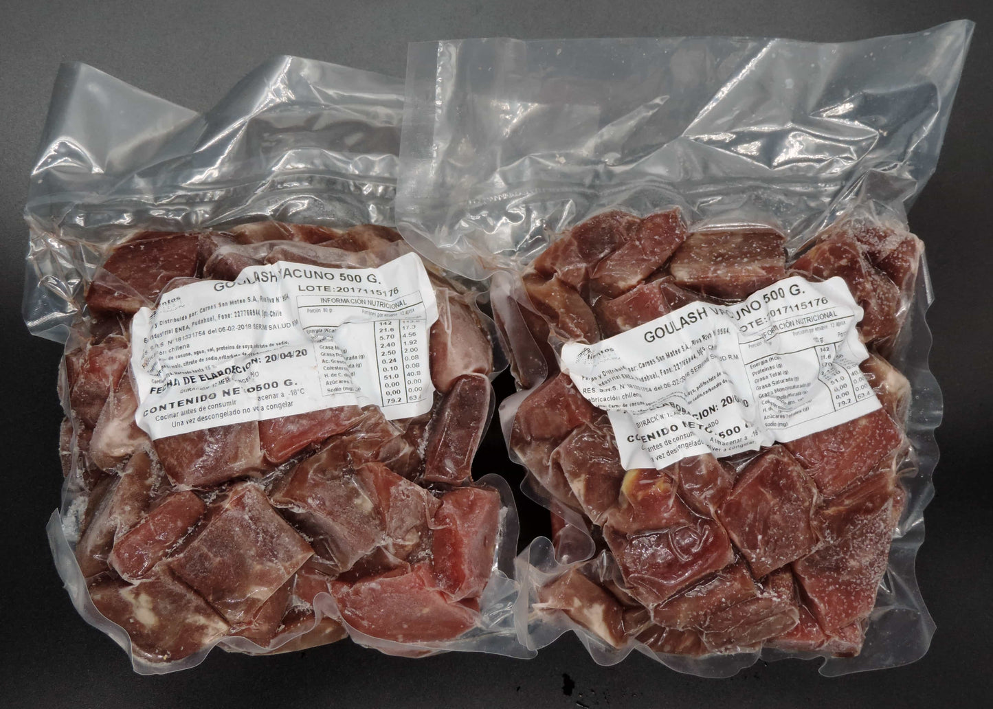 VACUNO GOULASH 500 grs (PRECIO X KG)