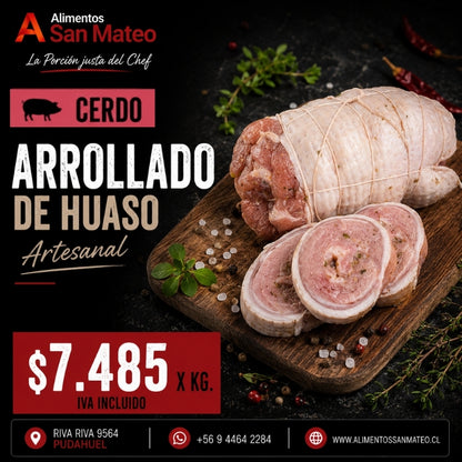 Arrollado de huaso artesanal