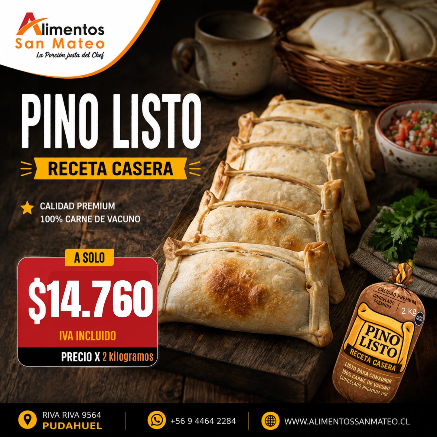 PINO LISTO SAN MATEO 1 KG