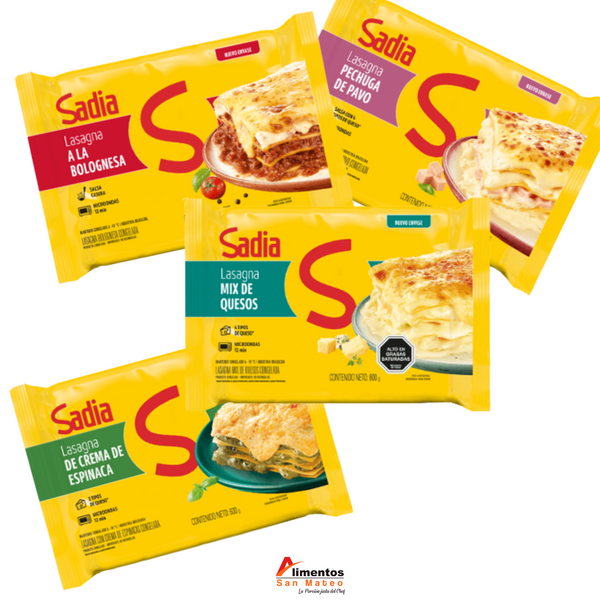 LASAGNA VARIEDADES 600 grs (POR 2 UNIDADES) OFERTA