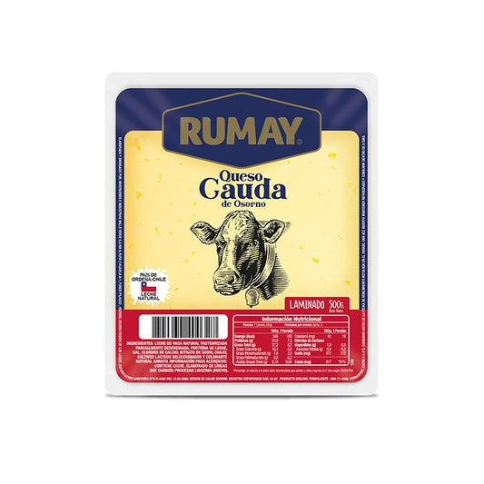 QUESO RUMAY LAMINADO  500 grs (POR 2 UNIDADES)