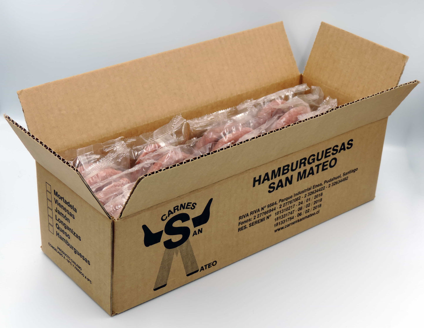 HAMBURGUESA 100% VAC. 180g c/u (PRECIO X KG)